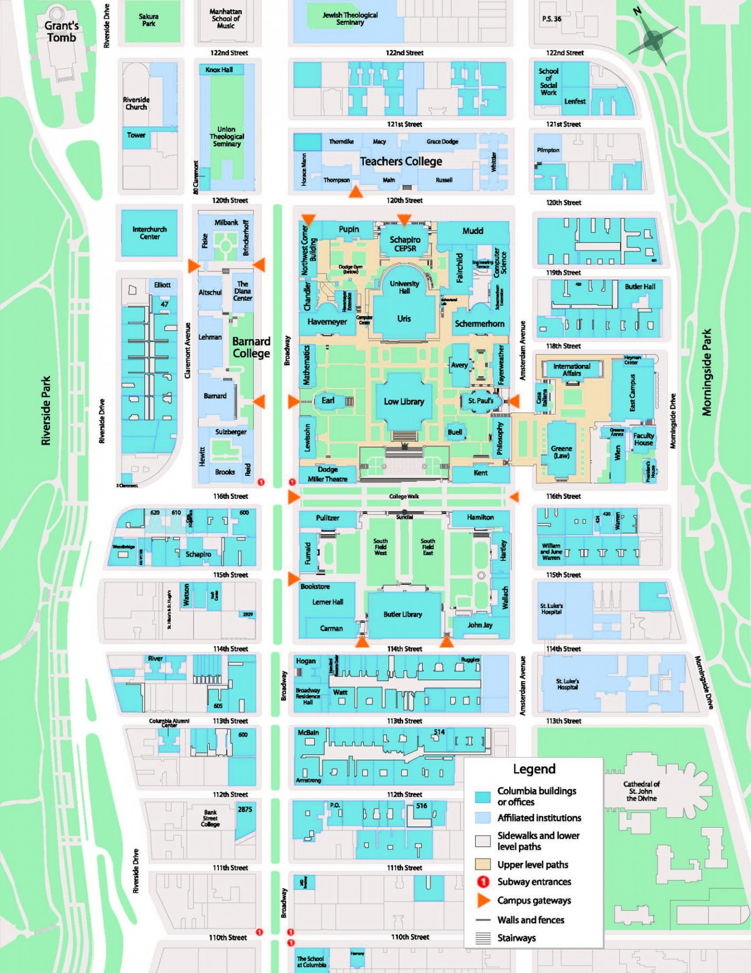 Morningside Campus Map | Center for Ethnomusicology